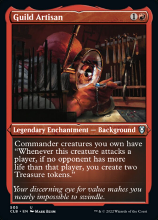 Guild Artisan (Foil Etched) - (Foil): Commander Legends: Battle for Baldur's Gate