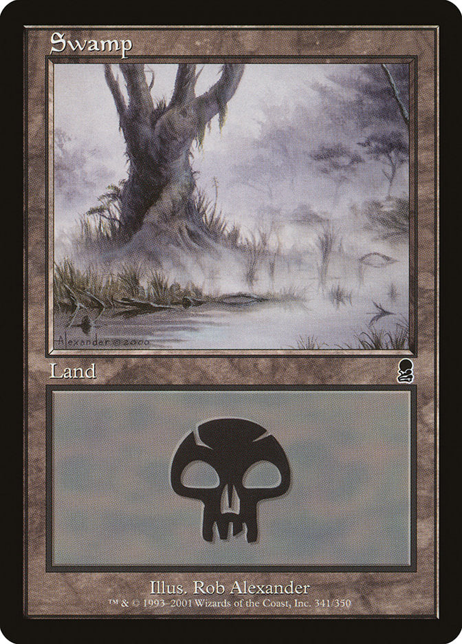 Swamp (#341) - (Foil): Odyssey