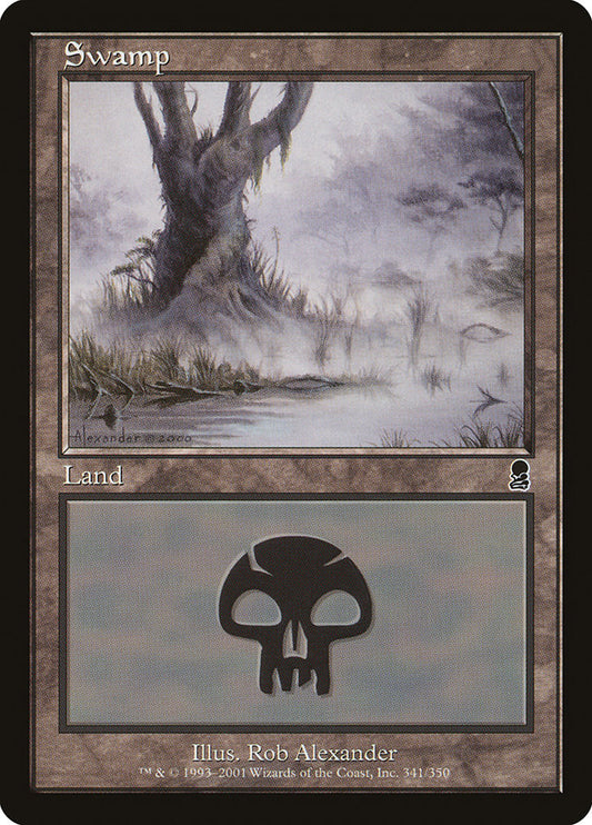 Swamp (#341) - (Foil): Odyssey