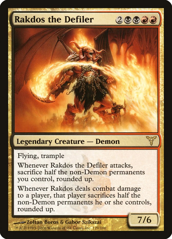 Rakdos the Defiler - (Foil): Dissension