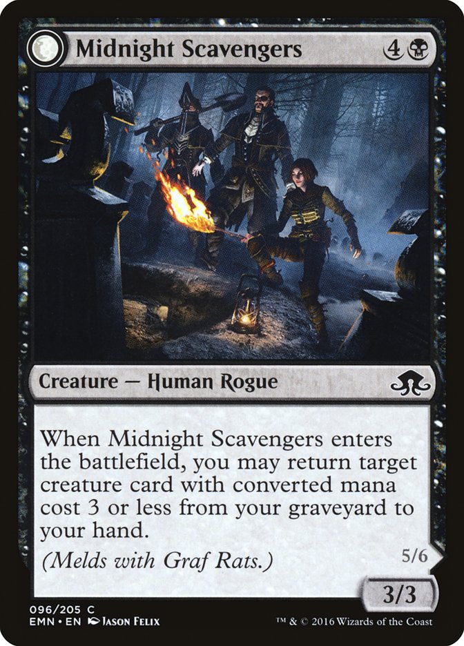 Midnight Scavengers // Chittering Host - (Foil): Eldritch Moon
