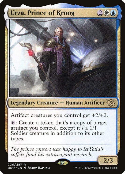 Urza, Prince of Kroog - (Foil): The Brothers' War