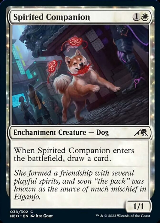 Spirited Companion - (Foil): Kamigawa: Neon Dynasty