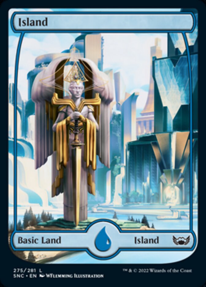 Island (#275) (Full Art): Streets of New Capenna