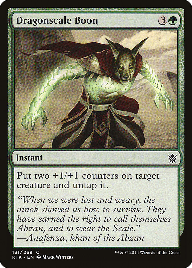 Dragonscale Boon - (Foil): Khans of Tarkir