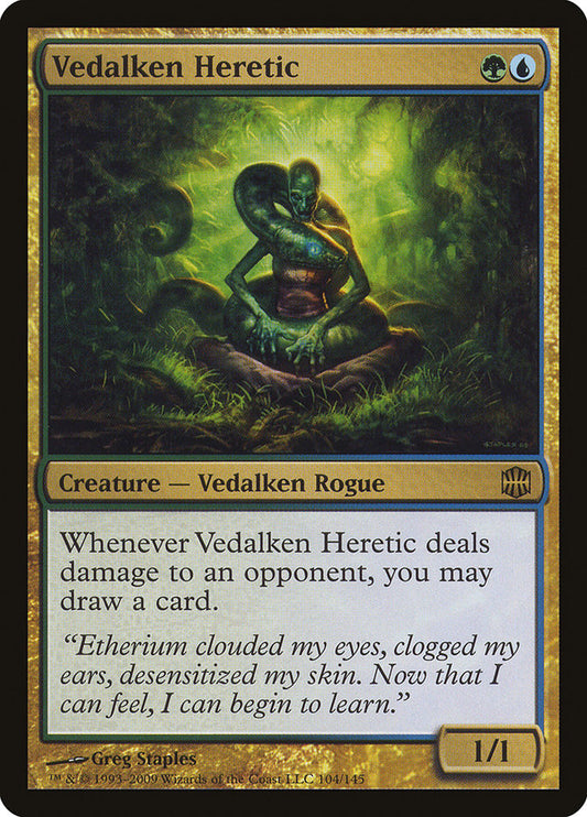 Vedalken Heretic - (Foil): Alara Reborn