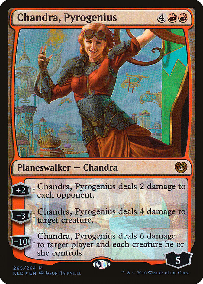 Chandra, Pyrogenius (Planeswalker Deck) - (Foil): Kaladesh
