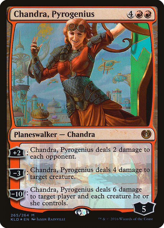 Chandra, Pyrogenius (Planeswalker Deck) - (Foil): Kaladesh