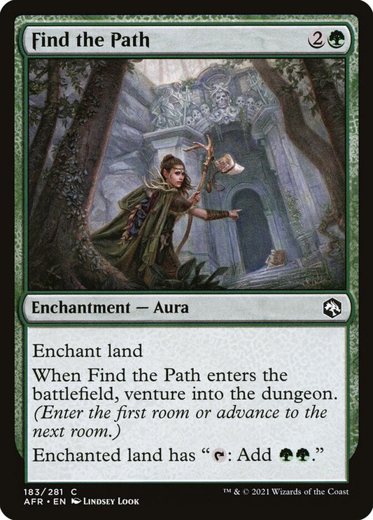 Find the Path - (Foil): Adventures in the Forgotten Realms