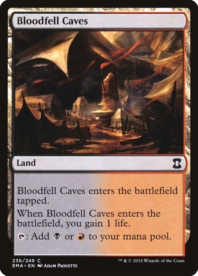 Bloodfell Caves - (Foil): Eternal Masters