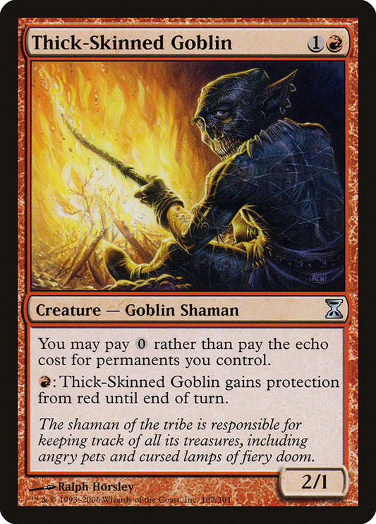 Thick-Skinned Goblin - (Foil): Time Spiral