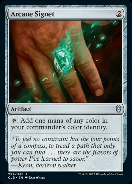 Arcane Signet - (Foil): Commander Legends: Battle for Baldur's Gate
