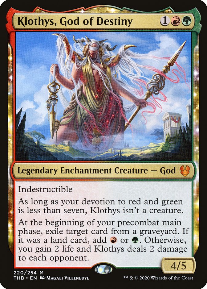 Klothys, God of Destiny - (Foil): Theros Beyond Death