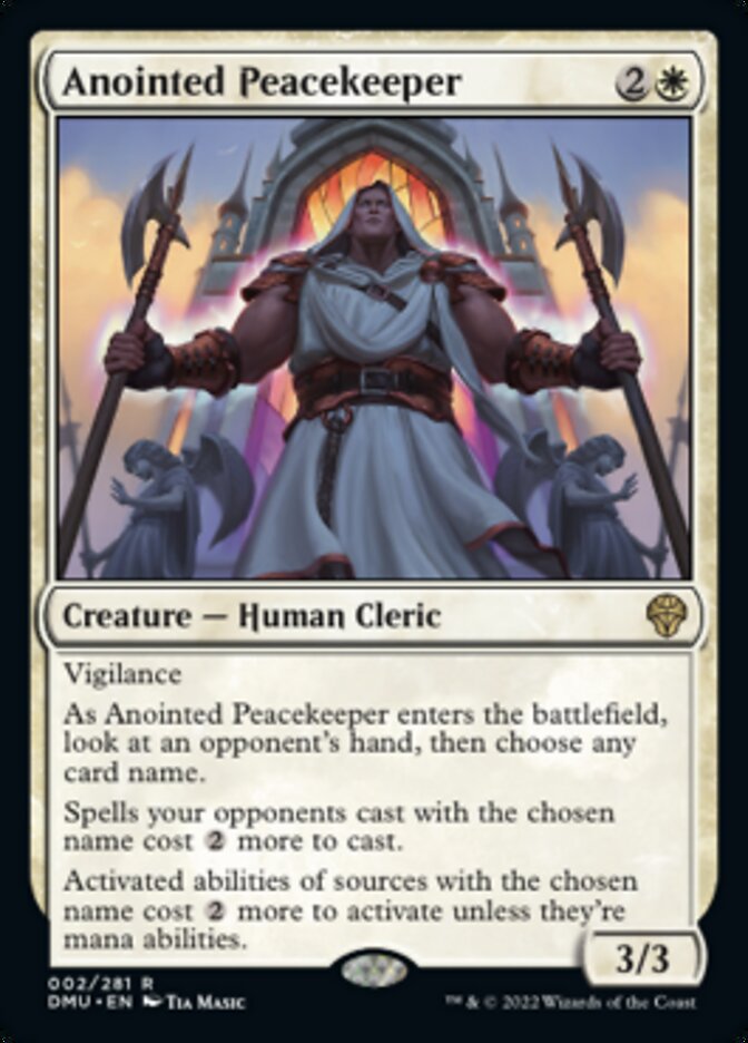 Anointed Peacekeeper: Dominaria United