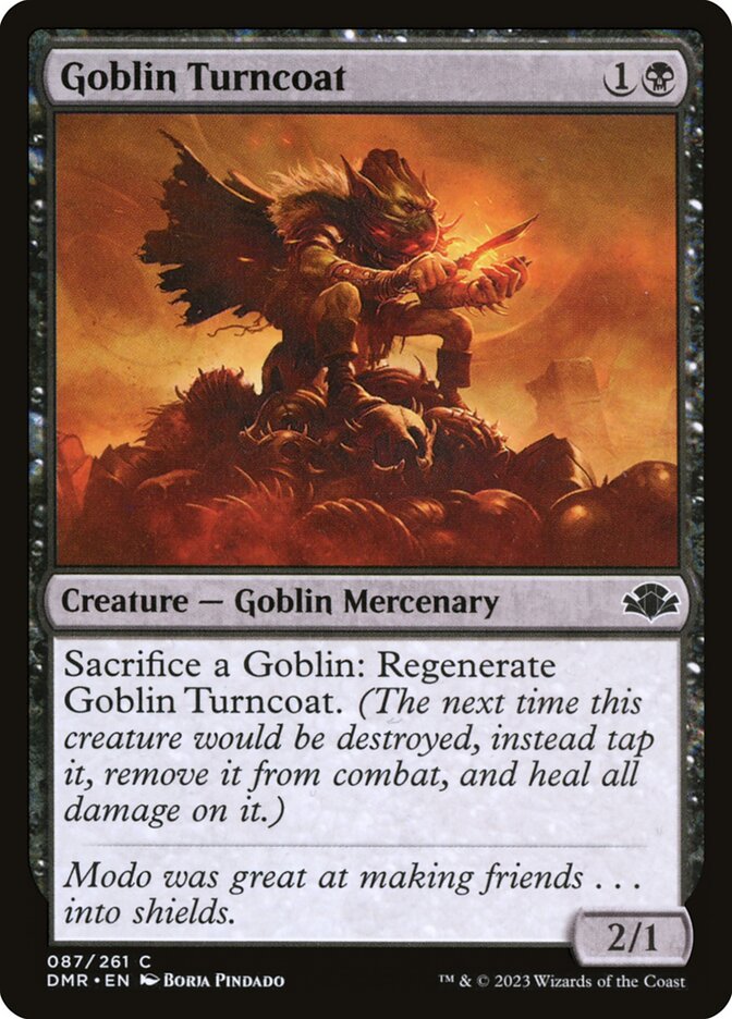 Goblin Turncoat: Dominaria Remastered
