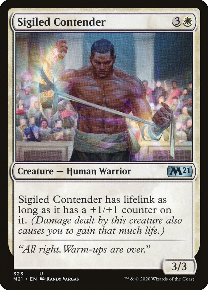 Sigiled Contender (Planeswalker Deck): Core Set 2021
