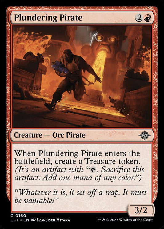 Plundering Pirate - (Foil): Lost Caverns of Ixalan