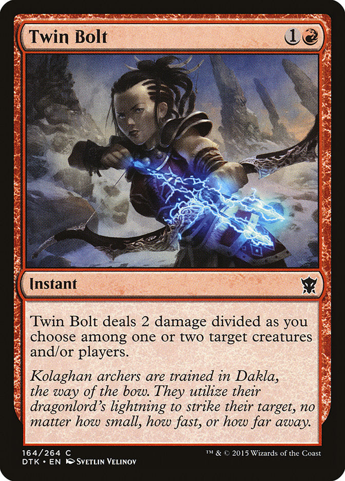 Twin Bolt - (Foil): Dragons of Tarkir