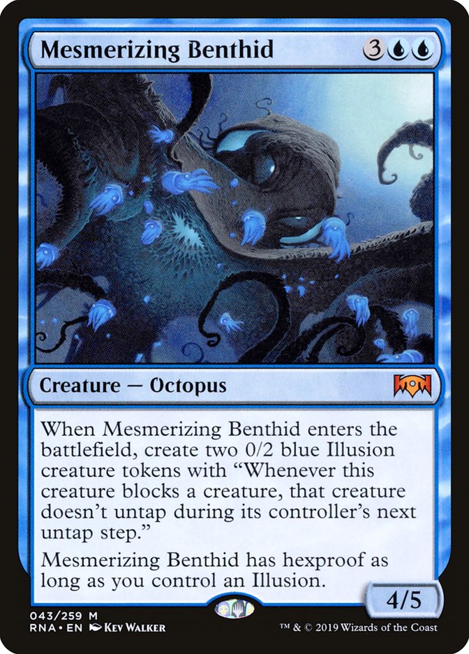 Mesmerizing Benthid - (Foil): Ravnica Allegiance