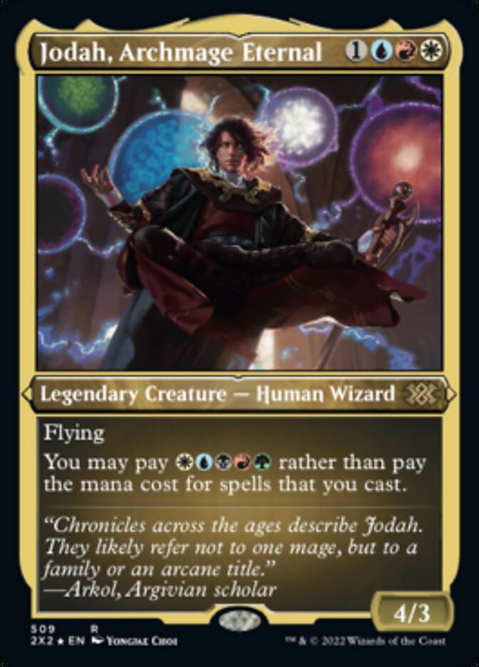 Jodah, Archmage Eternal (Foil Etched) - (Foil): Double Masters 2022