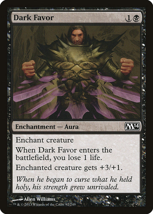 Dark Favor - (Foil): Magic 2014