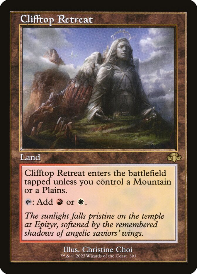 Clifftop Retreat (Retro Frame): Dominaria Remastered