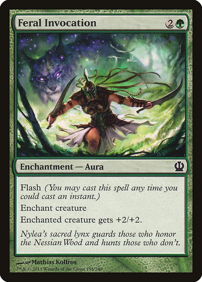 Feral Invocation - (Foil): Theros
