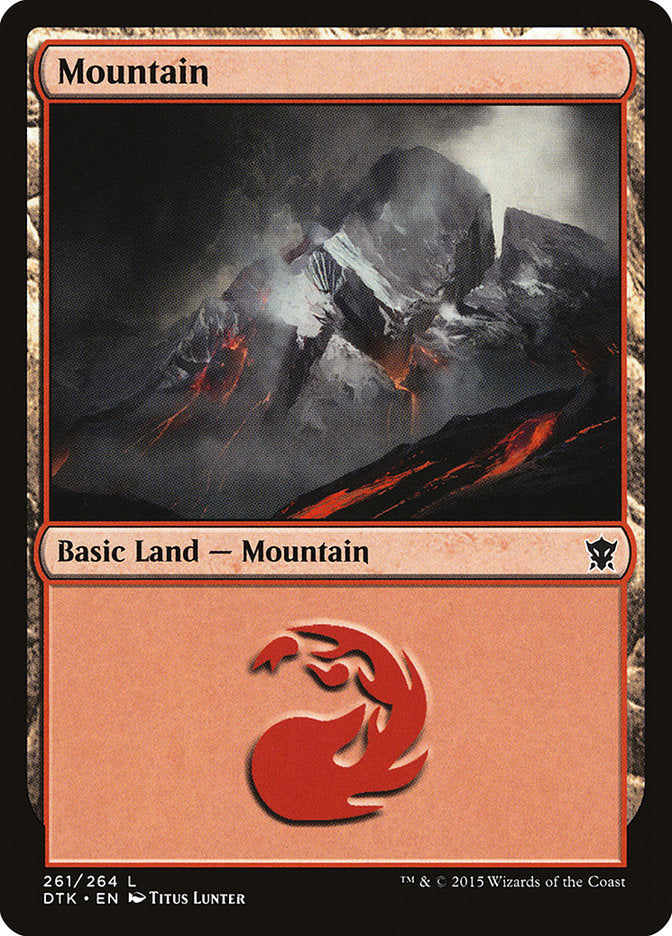 Mountain (#261): Dragons of Tarkir