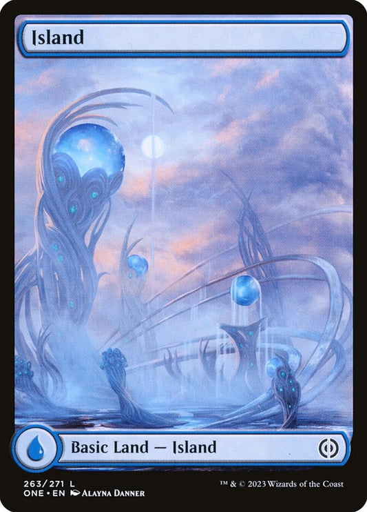 Island (#263) (Full Art): Phyrexia: All Will Be One