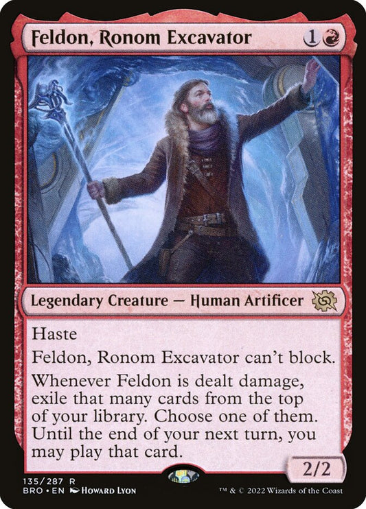 Feldon, Ronom Excavator - (Foil): The Brothers' War