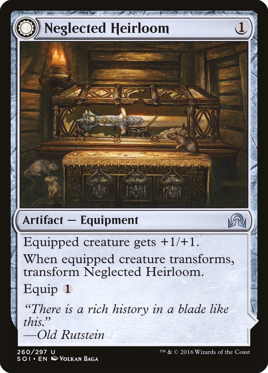 Neglected Heirloom // Ashmouth Blade - (Foil): Shadows over Innistrad