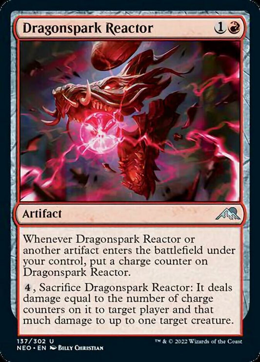 Dragonspark Reactor - (Foil): Kamigawa: Neon Dynasty