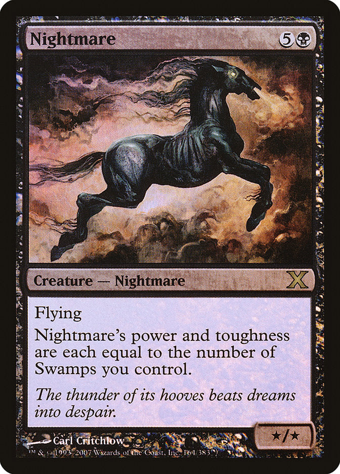 Nightmare - (Foil): Tenth Edition