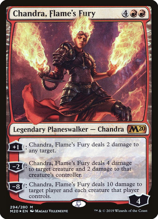 Chandra, Flame's Fury (Planeswalker Deck) - (Foil): Core Set 2020