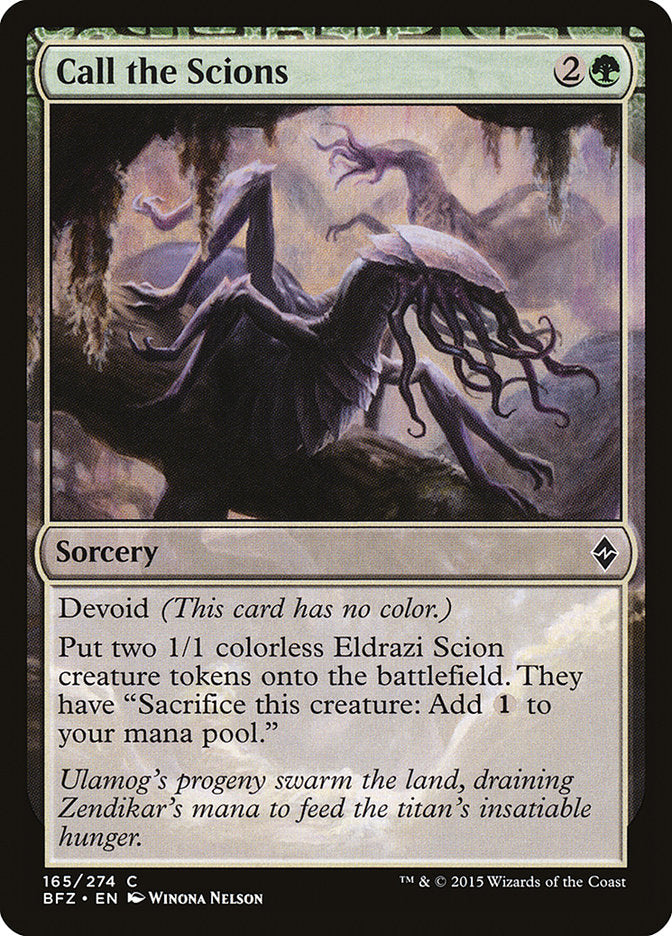 Call the Scions - (Foil): Battle for Zendikar