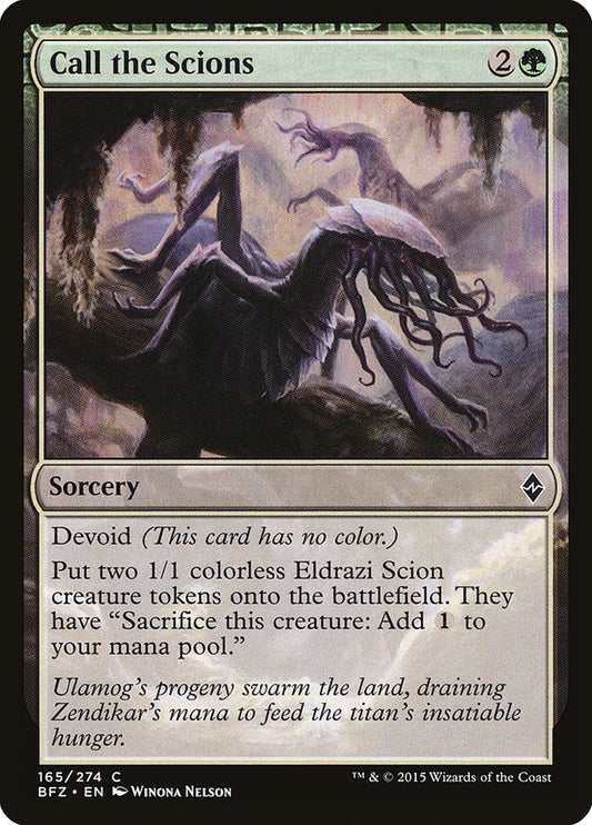 Call the Scions - (Foil): Battle for Zendikar
