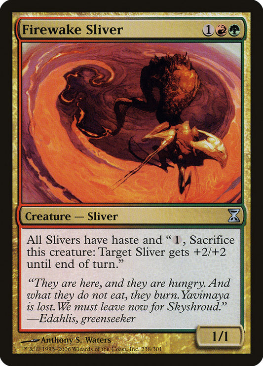Firewake Sliver - (Foil): Time Spiral