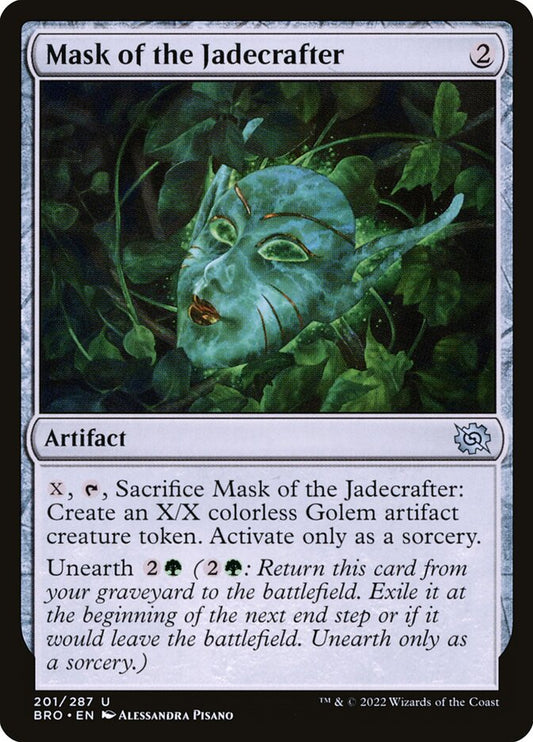 Mask of the Jadecrafter - (Foil): The Brothers' War