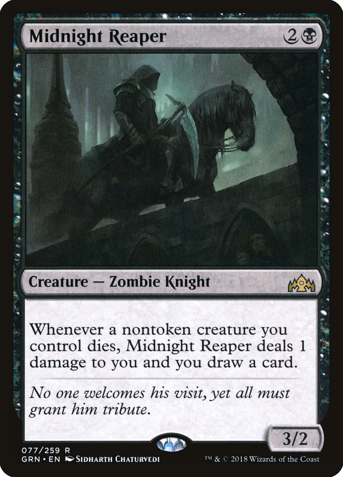 Midnight Reaper - (Foil): Guilds of Ravnica