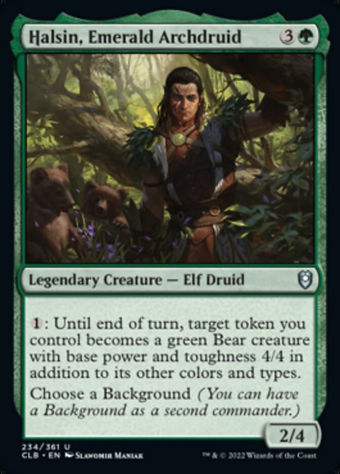 Halsin, Emerald Archdruid: Commander Legends: Battle for Baldur's Gate