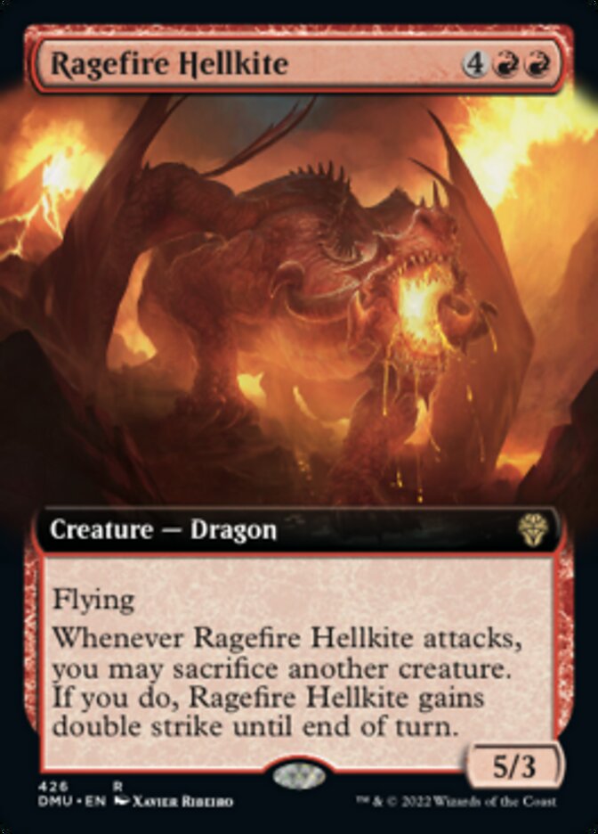 Ragefire Hellkite (Extended Art) - (Foil): Dominaria United