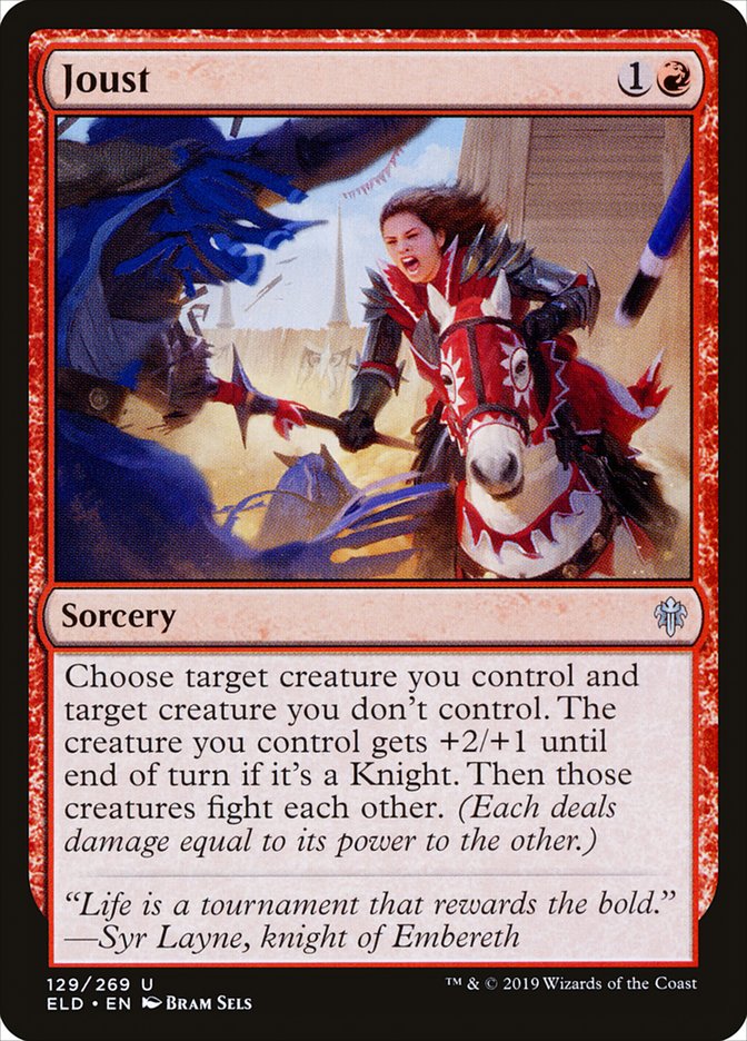 Joust - (Foil): Throne of Eldraine
