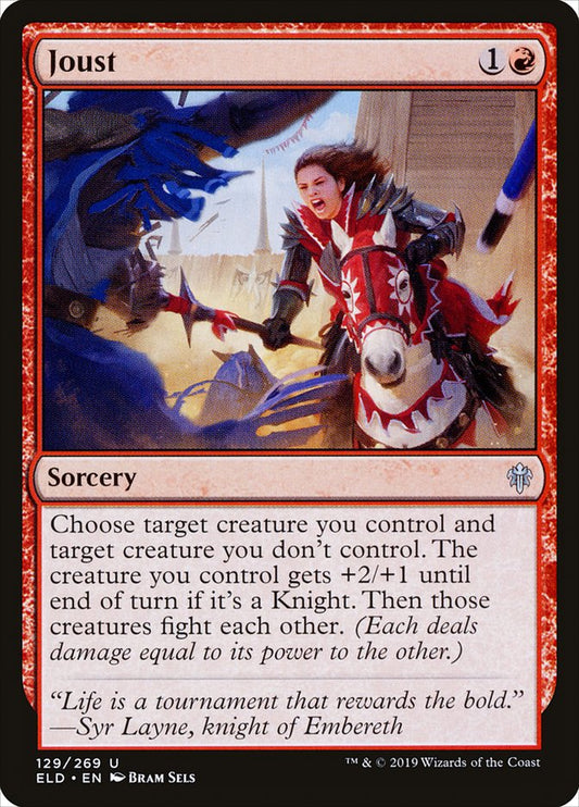 Joust - (Foil): Throne of Eldraine