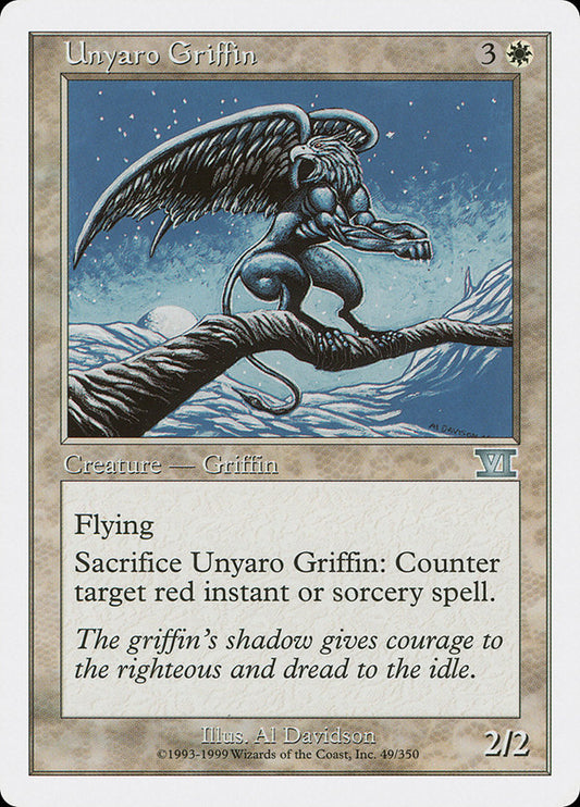 Unyaro Griffin: Classic Sixth Edition