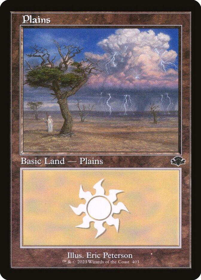 Plains (#403) (Retro Frame) - (Foil): Dominaria Remastered