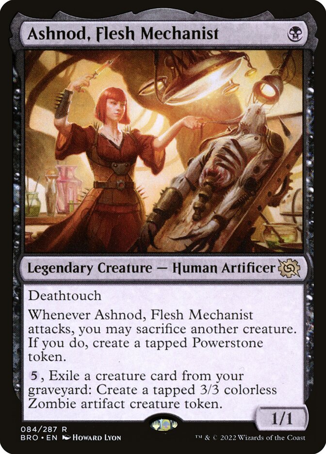 Ashnod, Flesh Mechanist - (Foil): The Brothers' War