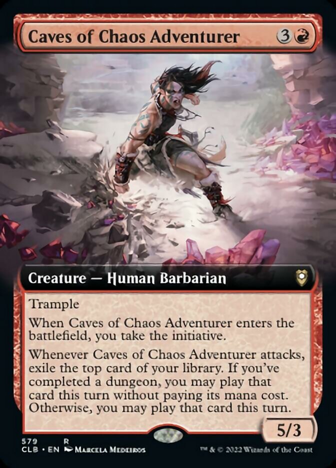 Caves of Chaos Adventurer (Extended Art): Commander Legends: Battle for Baldur's Gate