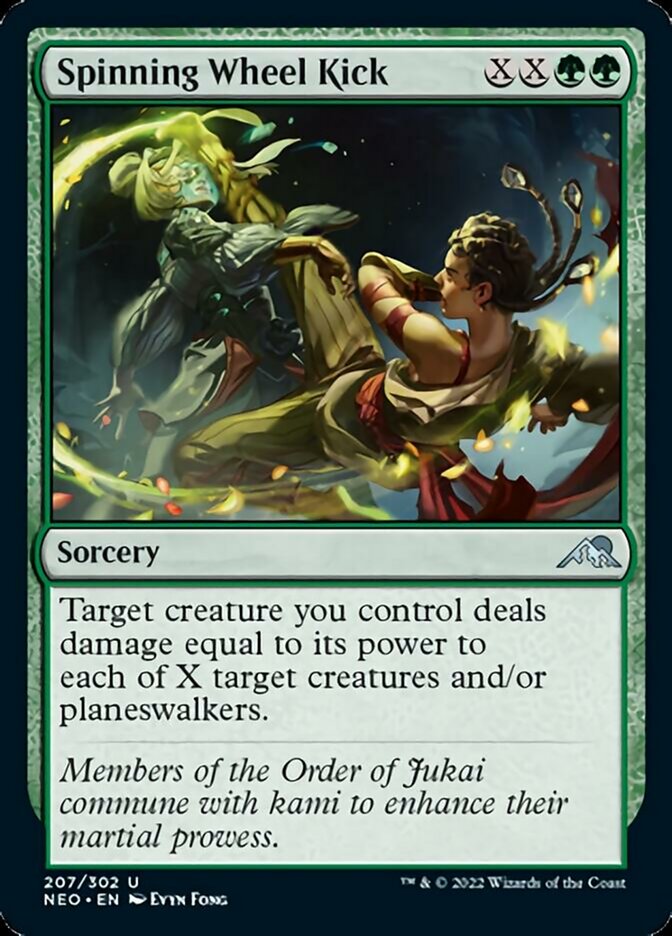 Spinning Wheel Kick: Kamigawa: Neon Dynasty