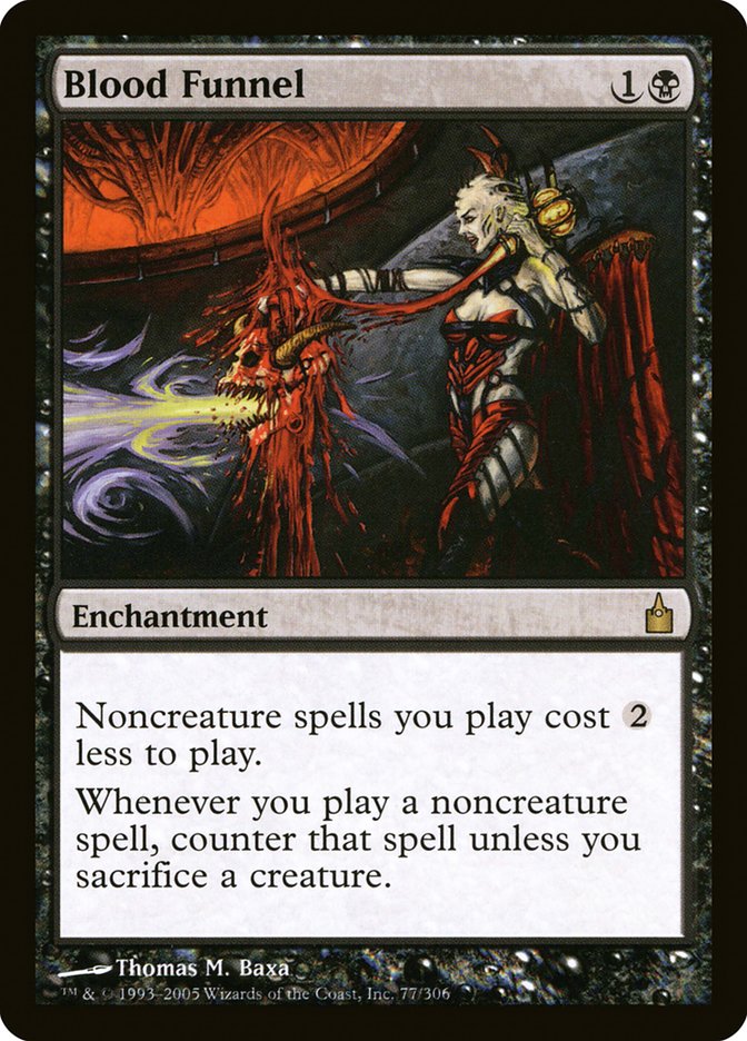 Blood Funnel - (Foil): Ravnica: City of Guilds