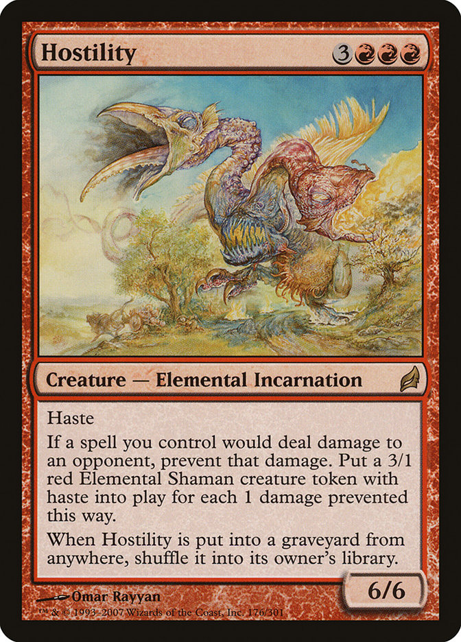 Hostility - (Foil): Lorwyn